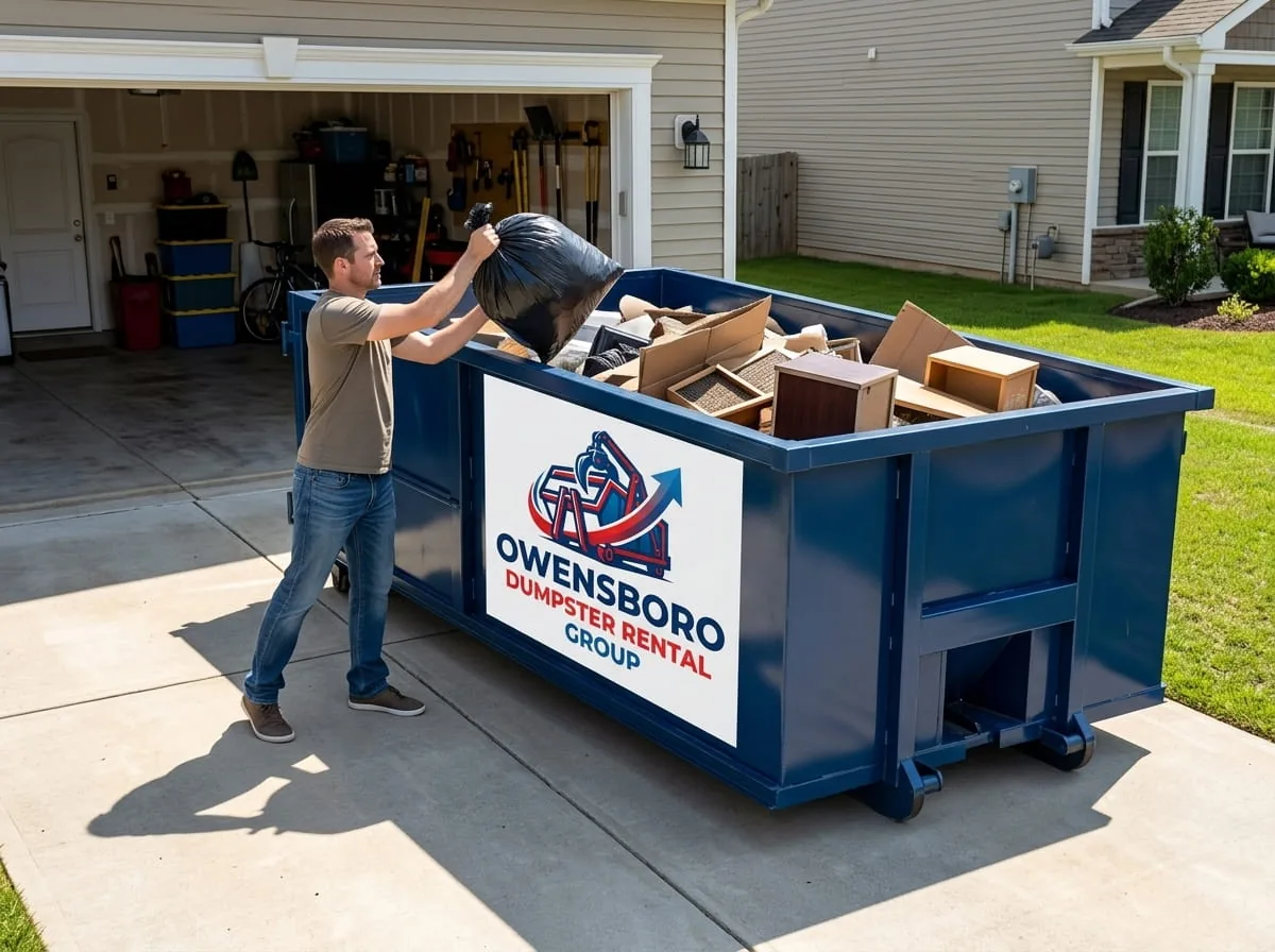 15 yard roll-off dumpster in Owensboro