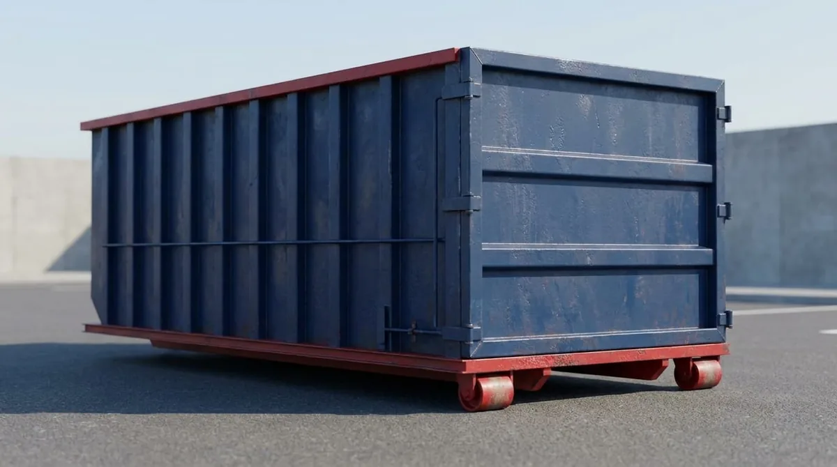 40 yard roll-off dumpster at a commercial site in Owensboro